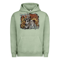 Pigment Oil Green howdy heifer Urban Hoodie - SublimationCraftShop