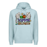 Blue Mist hippie halloween Premium Hoodie - CowhideDigitalArt