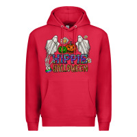 Cardinal hippie halloween Premium Hoodie - CowhideDigitalArt