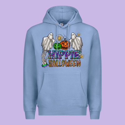 Hippie Halloween Premium Hoodie Designed By Cowhidedigitalart