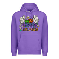 Purple hippie halloween Premium Hoodie - CowhideDigitalArt