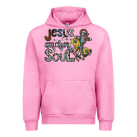 Fuchsia Pink jesus is the anchor of my soul Urban Hoodie - SublimationCraftShop