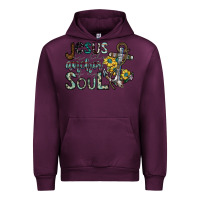 Mauve Wine jesus is the anchor of my soul Urban Hoodie - SublimationCraftShop