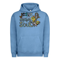 Pigment Pebble Blue jesus is the anchor of my soul Urban Hoodie - SublimationCraftShop