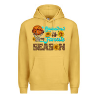 Antique Gold basketball is my favorite season Premium Hoodie - HRA Design Shop