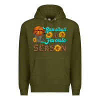 Army Green basketball is my favorite season Premium Hoodie - HRA Design Shop