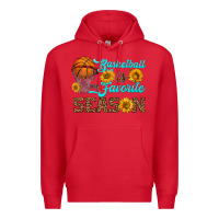 Red basketball is my favorite season Premium Hoodie - HRA Design Shop