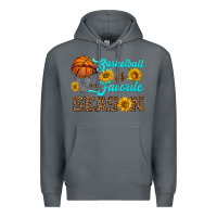 Basketball Is My Favorite Season Premium Hoodie | Teevron