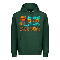 Sports Green basketball is my favorite season Premium Hoodie - HRA Design Shop