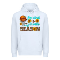 White basketball is my favorite season Premium Hoodie - HRA Design Shop