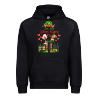Black im the wine lover elf Urban Hoodie - FaDigitalArtStudio