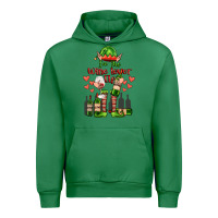 Emerald im the wine lover elf Urban Hoodie - FaDigitalArtStudio