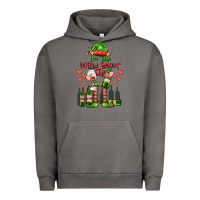 Pigment Tornado im the wine lover elf Urban Hoodie - FaDigitalArtStudio