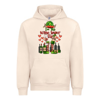 Sandshell im the wine lover elf Urban Hoodie - FaDigitalArtStudio