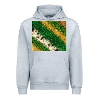 Heather Grey St. Patrick's Day leopard cowhide glitter tumbler Urban Hoodie - Neo Western