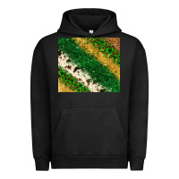 Pigment Black St. Patrick's Day leopard cowhide glitter tumbler Urban Hoodie - Neo Western