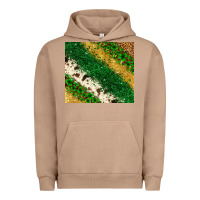 Pigment Burro St. Patrick's Day leopard cowhide glitter tumbler Urban Hoodie - Neo Western