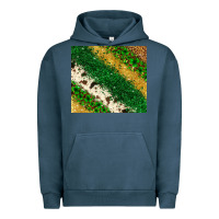 Pigment Midnight Navy St. Patrick's Day leopard cowhide glitter tumbler Urban Hoodie - Neo Western