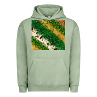 Pigment Oil Green St. Patrick's Day leopard cowhide glitter tumbler Urban Hoodie - Neo Western