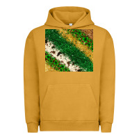 Pigment Peanut Butter St. Patrick's Day leopard cowhide glitter tumbler Urban Hoodie - Neo Western