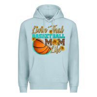 Blue Mist livin' that basketball mom life Premium Hoodie - HRA Design Shop
