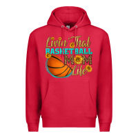 Cardinal livin' that basketball mom life Premium Hoodie - HRA Design Shop