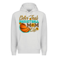 Dove Grey livin' that basketball mom life Premium Hoodie - HRA Design Shop