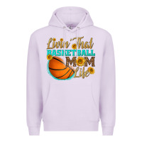 Lilac livin' that basketball mom life Premium Hoodie - HRA Design Shop