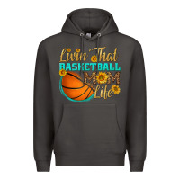 Smoke livin' that basketball mom life Premium Hoodie - HRA Design Shop