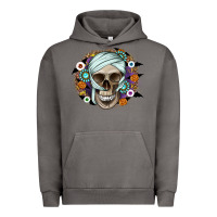 Pigment Tornado Halloween Skeleton Urban Hoodie - CowhideDigitalArt