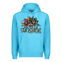 Ocean Blue you are my sunshine autism awareness Premium Hoodie - SublimationCraftShop