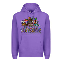 Purple you are my sunshine autism awareness Premium Hoodie - SublimationCraftShop