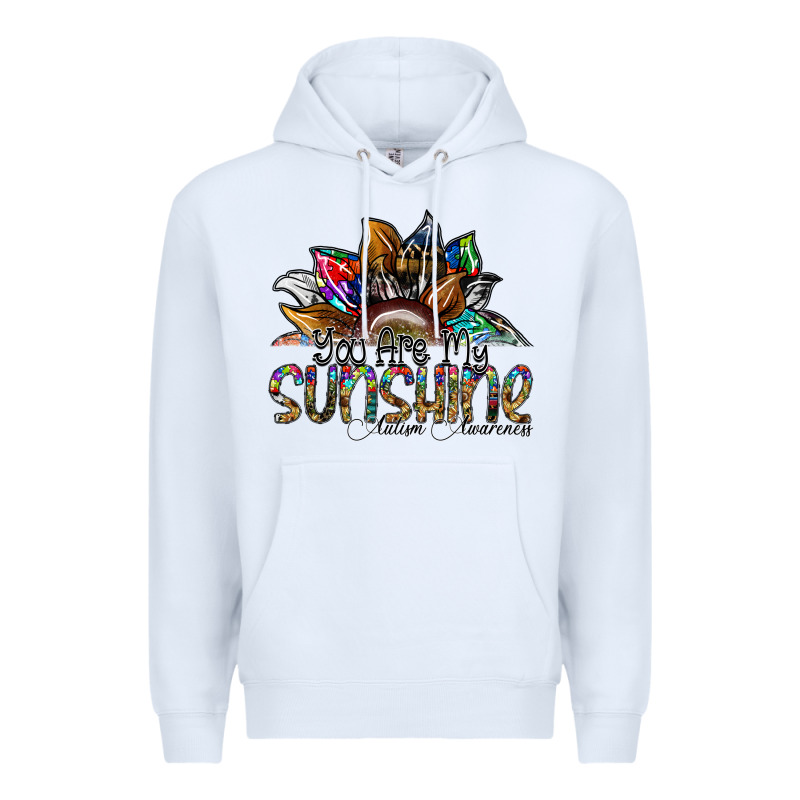You Are My Sunshine Autism Awareness Premium Hoodie by SublimationCraftShop | Teevron