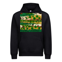 Black St. Patrick's Day leopard cowhide shamrock tumbler Urban Hoodie - Neo Western