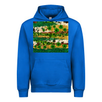 Cobalt St. Patrick's Day leopard cowhide shamrock tumbler Urban Hoodie - Neo Western