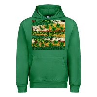 Emerald St. Patrick's Day leopard cowhide shamrock tumbler Urban Hoodie - Neo Western