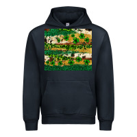 Navy St. Patrick's Day leopard cowhide shamrock tumbler Urban Hoodie - Neo Western