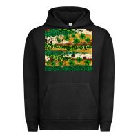 Pigment Black St. Patrick's Day leopard cowhide shamrock tumbler Urban Hoodie - Neo Western