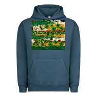 Pigment Midnight Navy St. Patrick's Day leopard cowhide shamrock tumbler Urban Hoodie - Neo Western
