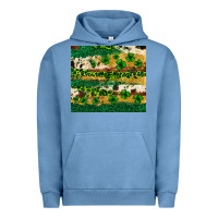 Pigment Pebble Blue St. Patrick's Day leopard cowhide shamrock tumbler Urban Hoodie - Neo Western