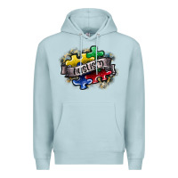 Blue Mist austism Premium Hoodie - SublimationCraftShop