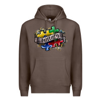 Coffee austism Premium Hoodie - SublimationCraftShop