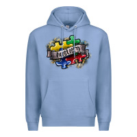 Colony Blue austism Premium Hoodie - SublimationCraftShop