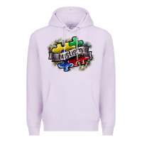 Lilac austism Premium Hoodie - SublimationCraftShop