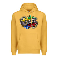 Mustard austism Premium Hoodie - SublimationCraftShop