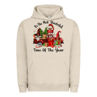 Pigment French Oak its the most wonderful time of the year Urban Hoodie - FaDigitalArtStudio