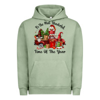 Pigment Oil Green its the most wonderful time of the year Urban Hoodie - FaDigitalArtStudio