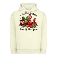 Pigment Pistachio its the most wonderful time of the year Urban Hoodie - FaDigitalArtStudio