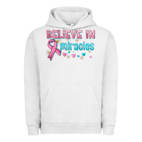 Pigment Lunar Rock believe in miracles with ribbon Urban Hoodie - HRA Design Shop