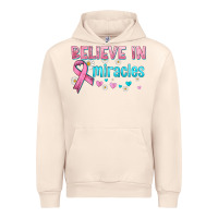 Sandshell believe in miracles with ribbon Urban Hoodie - HRA Design Shop